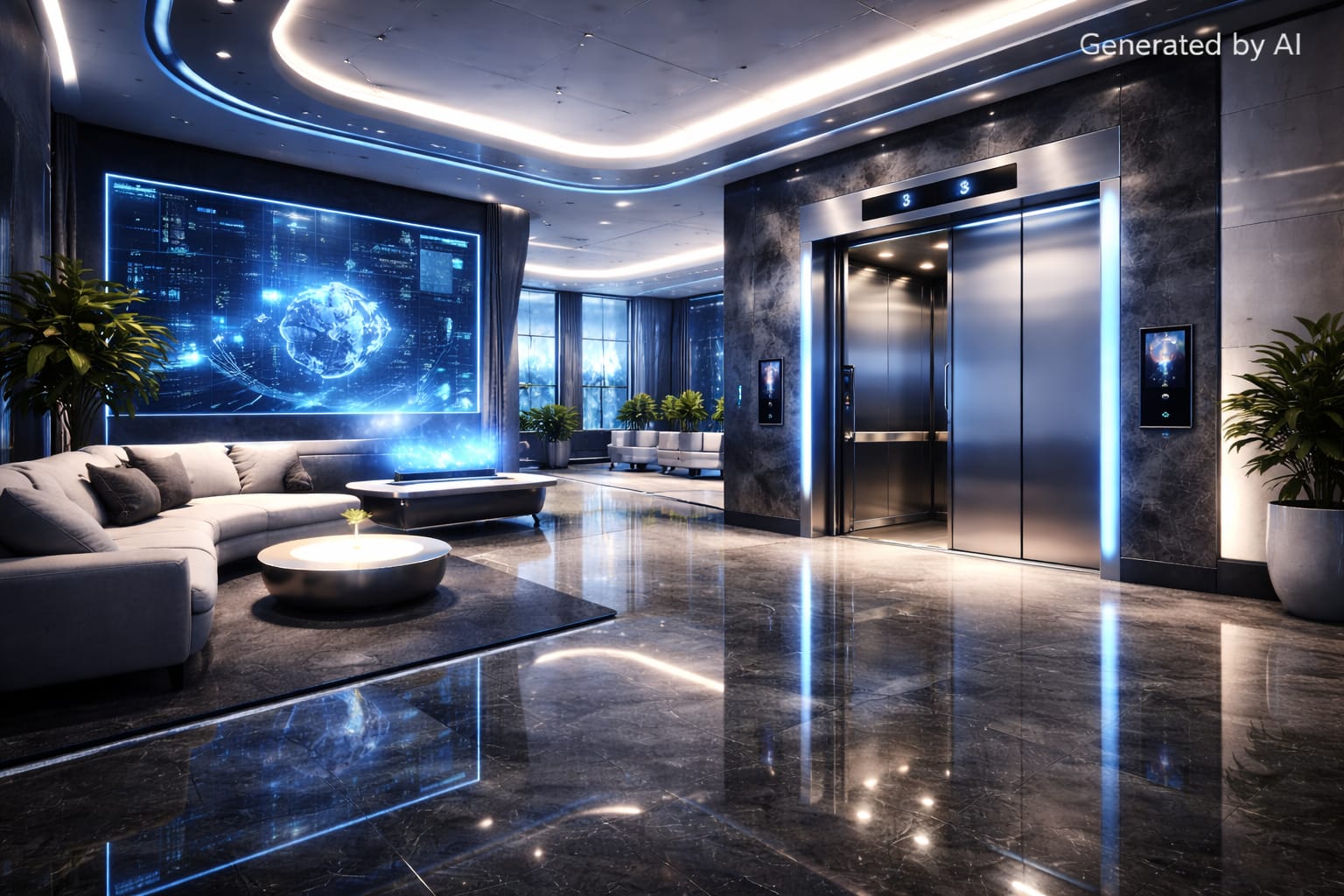 Lift and elevator installation 2